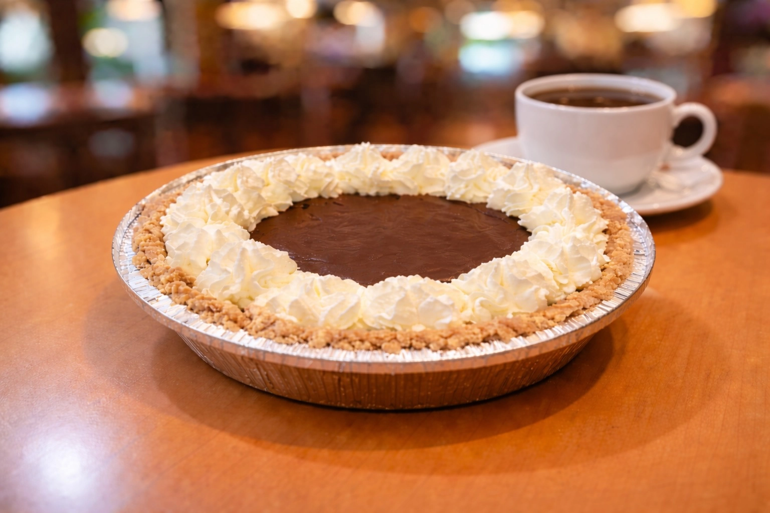 ホールのクリームパイ